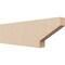 Ekena Millwork 2in. W x 6in. H x 20in. L Clemmons Woodgrain TimberThane Rafter Tail, Primed Tan RFTUR02X06X20CLERCPR - alternate 1